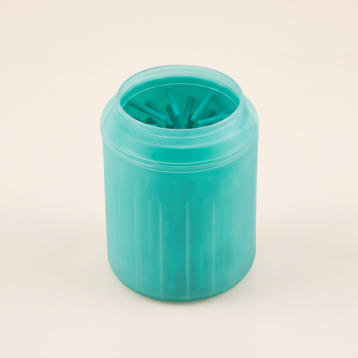 RinseMyPaws paw cleaner cup in teal